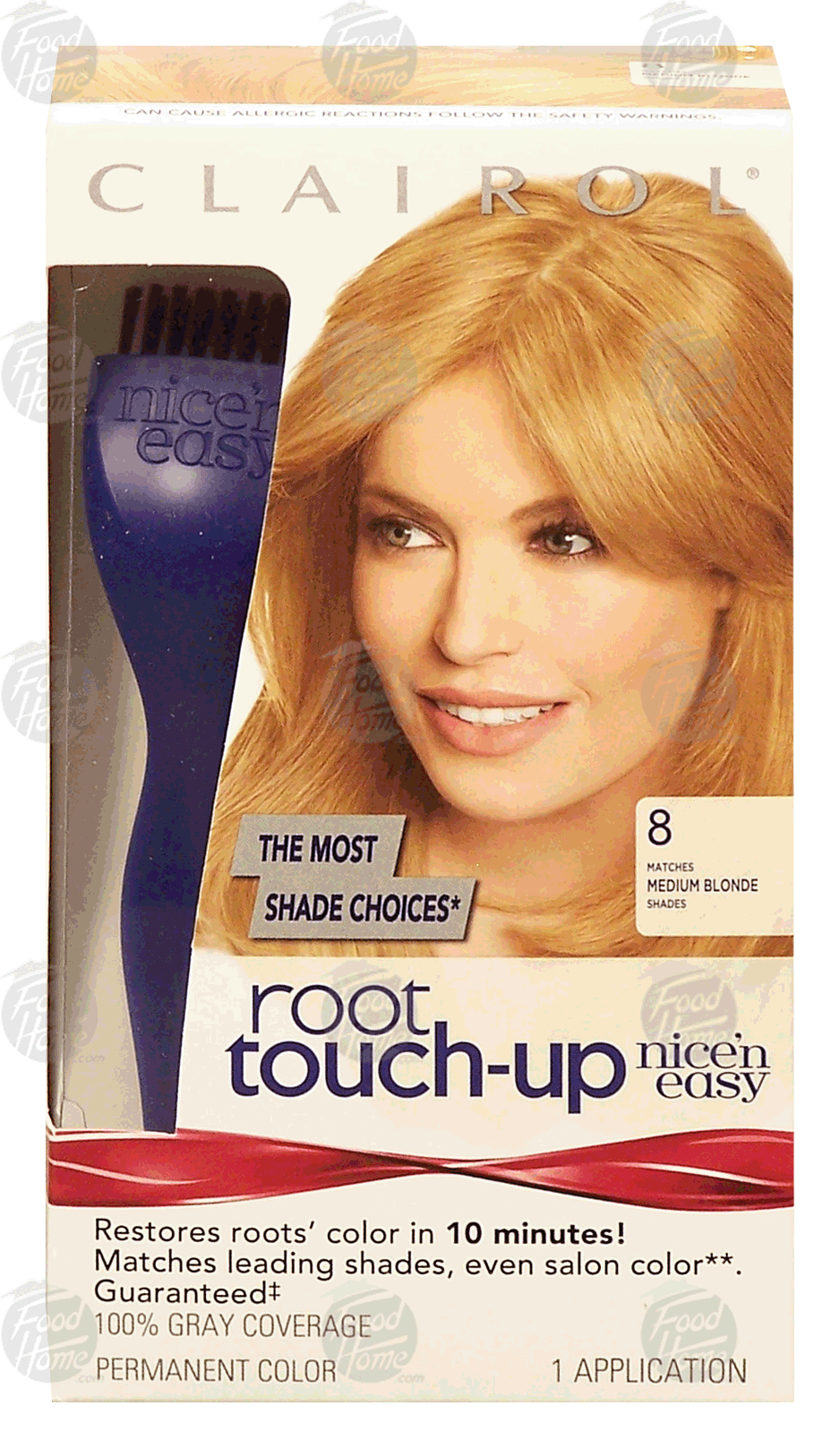 Clairol&nbsp;nice 'n easy&nbsp;root touch-up, permanent color application, medium blonde 8 Full-Size Picture